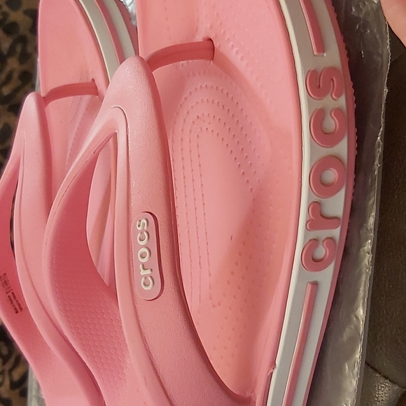 CROCS 11W Hot Pink Lemonade Bayaband Flip -PAYPAL PAYMENT ONLY!!! - Picture 7 of 7